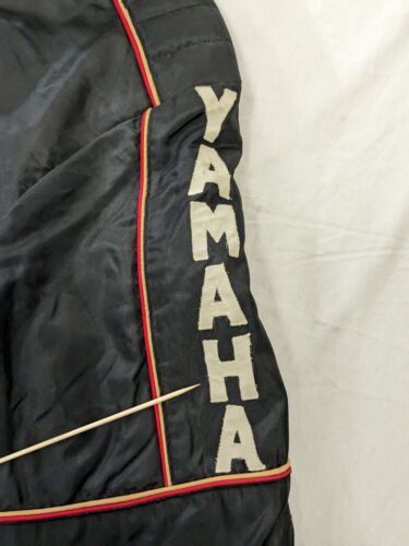 Vintage Yamaha Racing Jacket Size Large Black