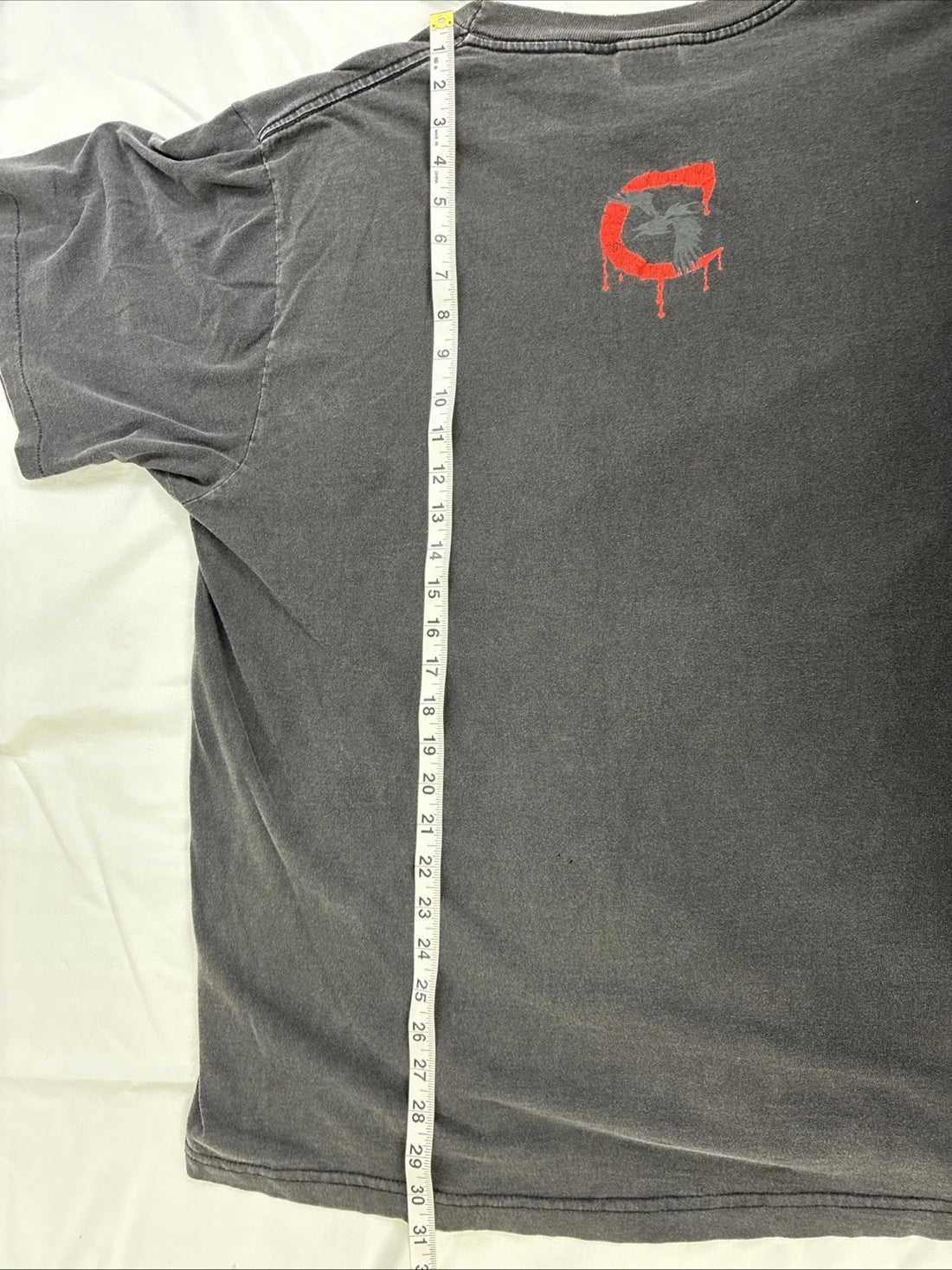 Vintage The Crow Pistol Revolver T-Shirt Size XL Movie Promo 1998 90s