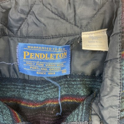 Vintage Pendleton Wool Fireside Button Up Shirt Size XL Tall