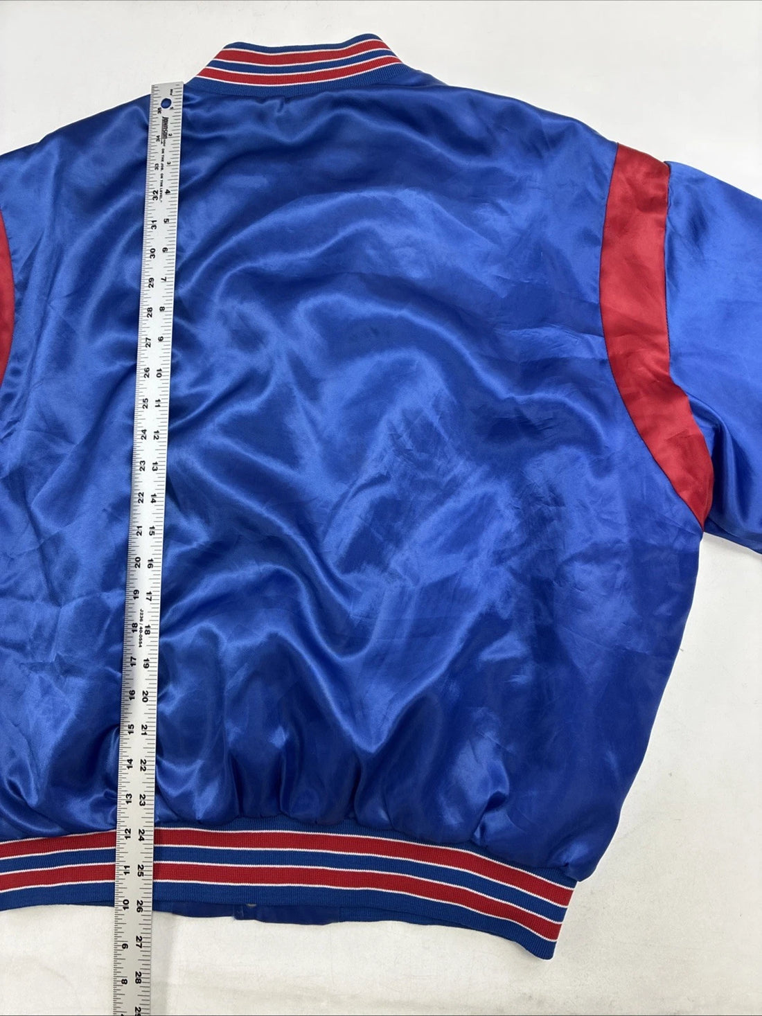 Vintage New England Patriots Satin Bomber Jacket Size XL NFL