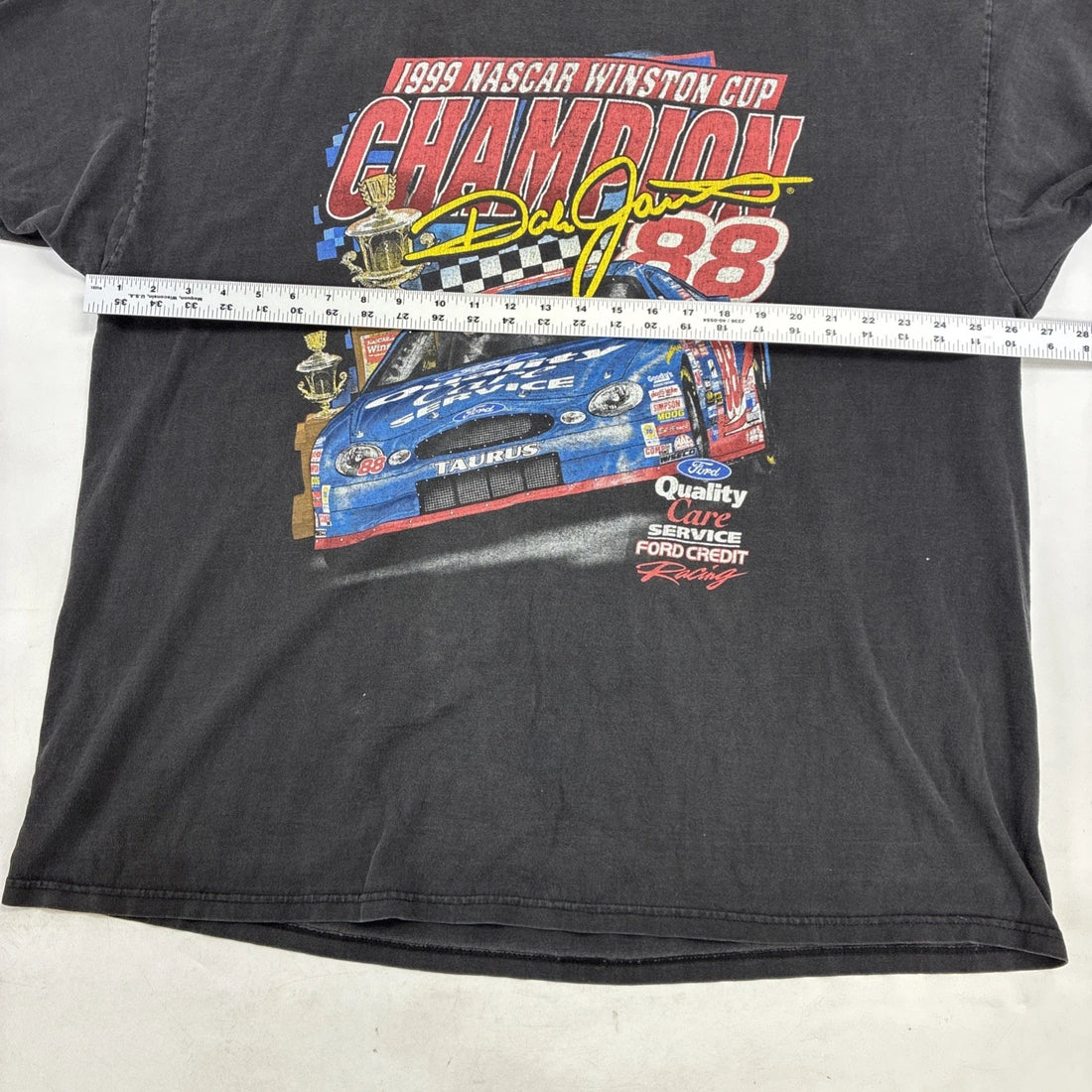 Vintage Dale Jarrett Racing T-Shirt Size 2XL 1999 90s NASCAR