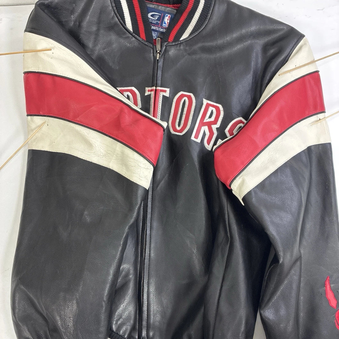 Toronto Raptors G-III Faux Leather Jacket Size XL NBA