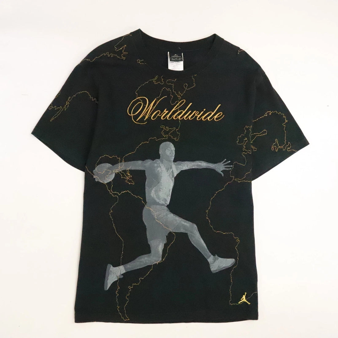 Air Jordan Worldwide T-Shirt Size Large All Over Print
