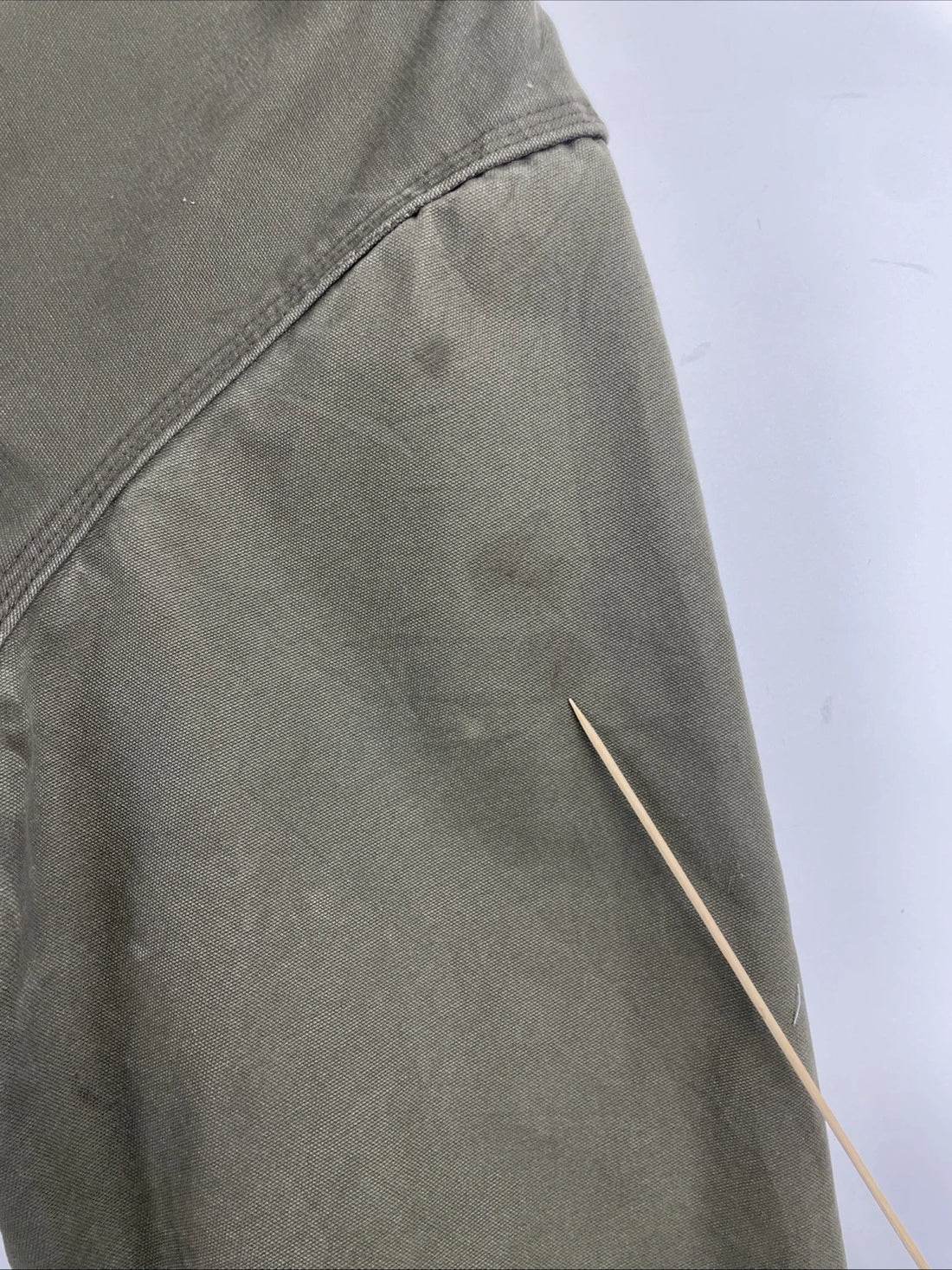 Carhartt Canvas Chore Work Jacket Size 2XL Green Blanket Lined