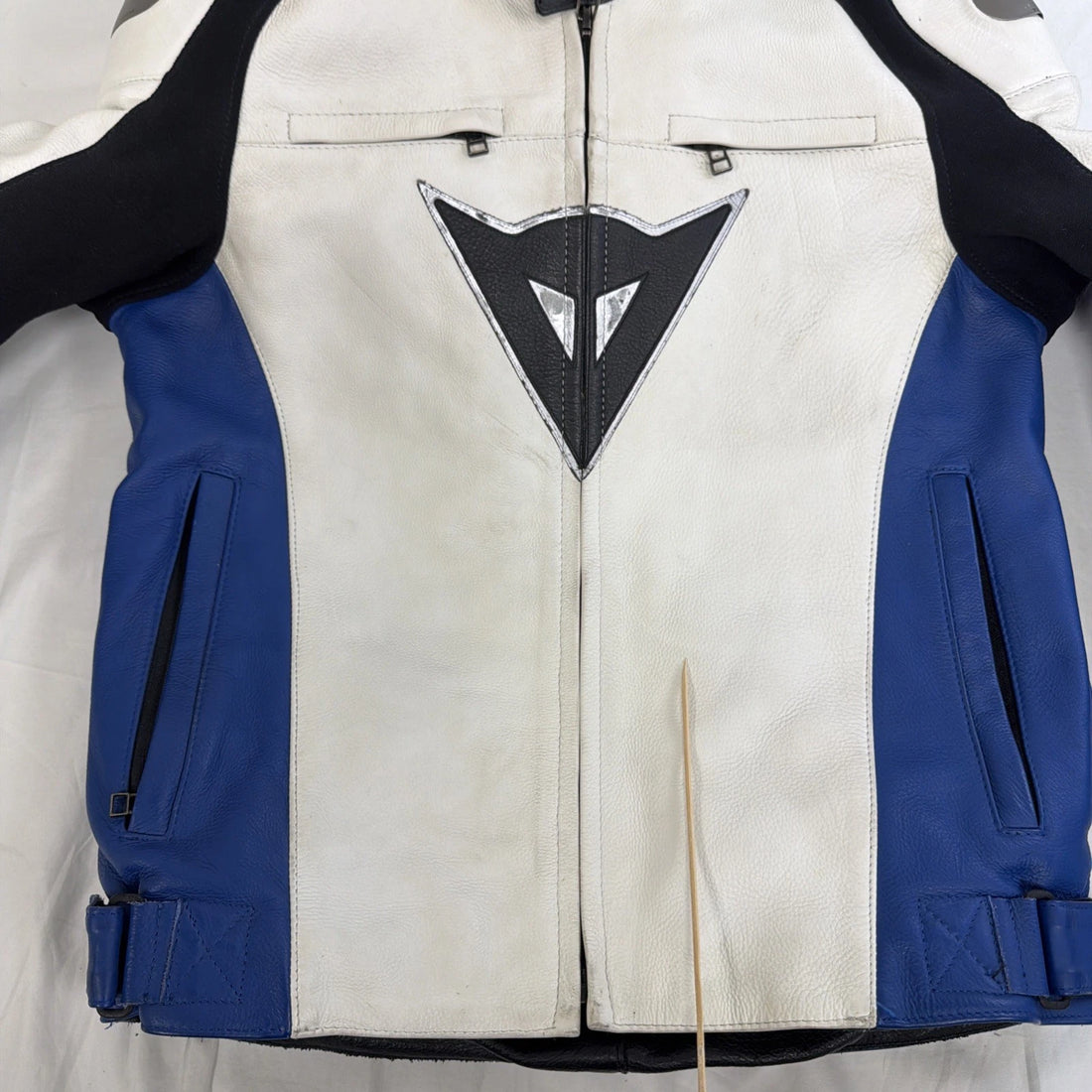 Dainese Leather Motorcycle Riding Jacket Size 48 EU Armored Padded