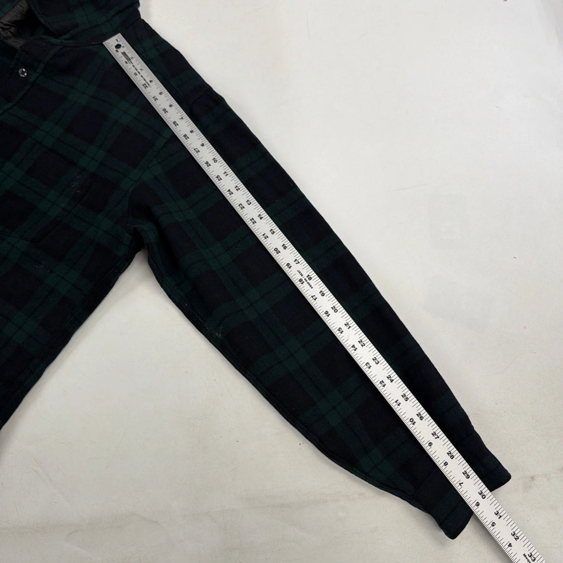 Vintage Pendleton Wool Lodge Button Up Shirt Size XL Green Plaid