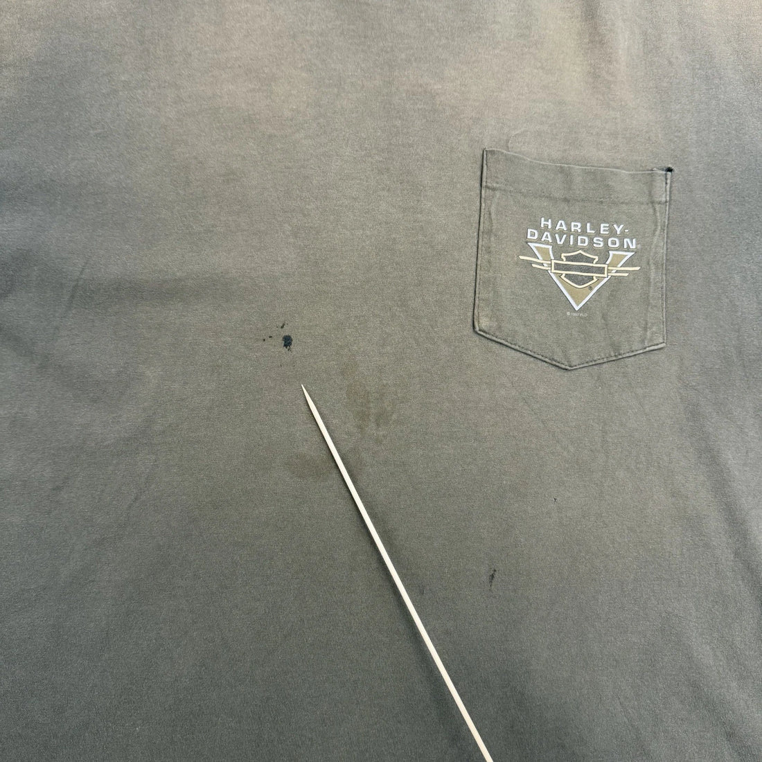 Vintage Harley Davidson Las Vegas Pocket T-Shirt Size Large