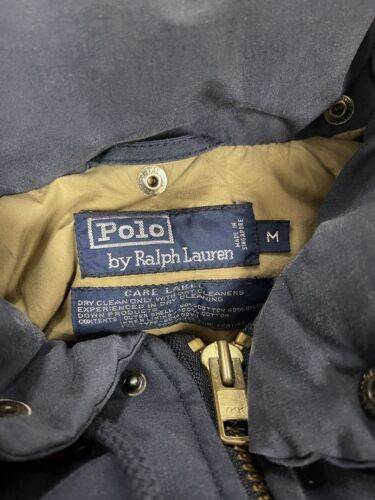 Vintage Polo Ralph Lauren Parka Coat Jacket Size Medium Down Insulated