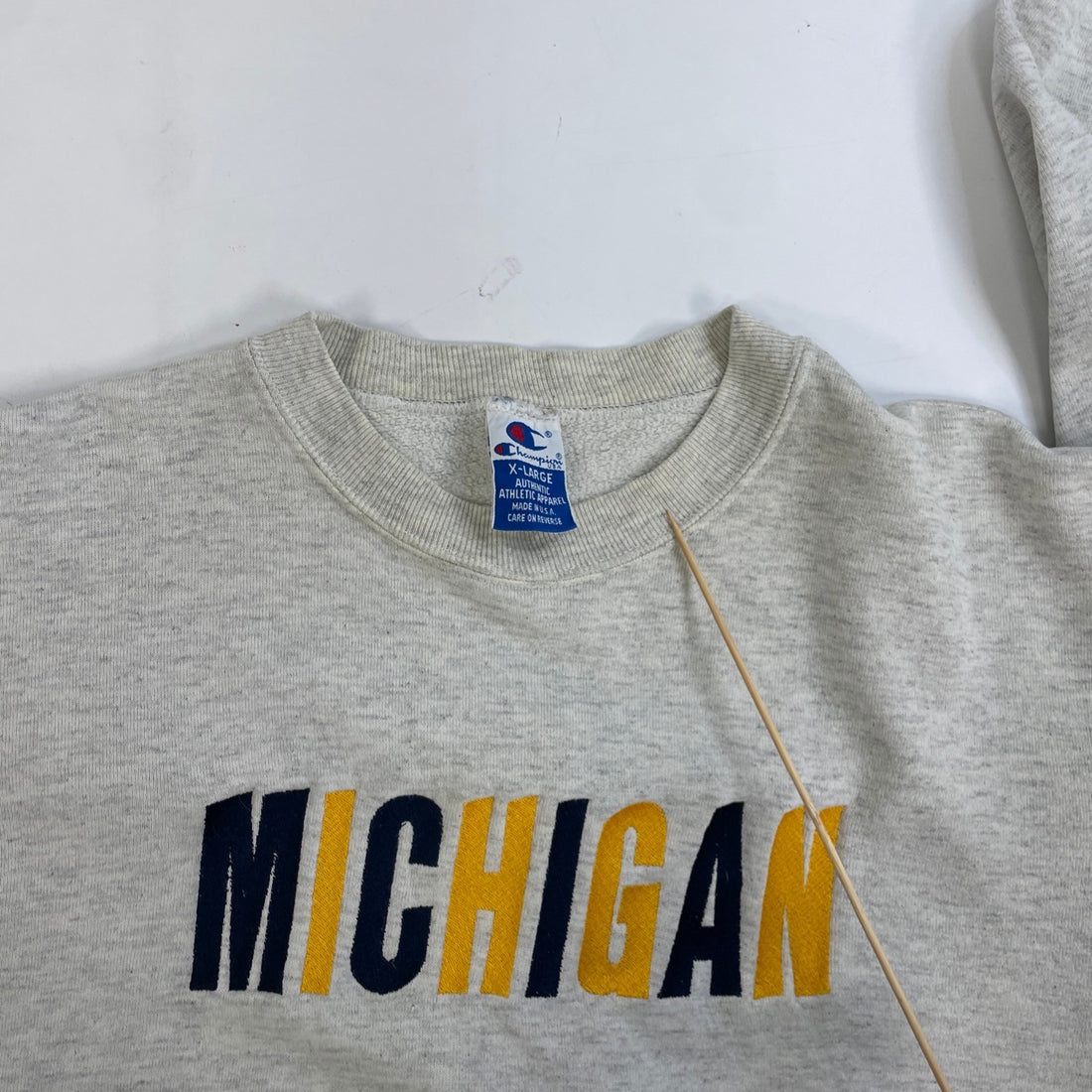 Vintage Michigan Wolverines Champion Crewneck Sweatshirt Size XL 90s NCAA