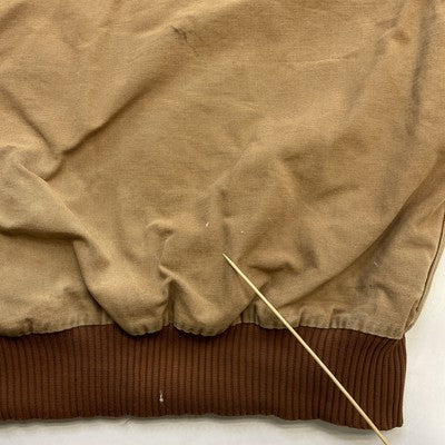 Vintage Carhartt Canvas Work Bomber Jacket Size 2XL J04 BRN