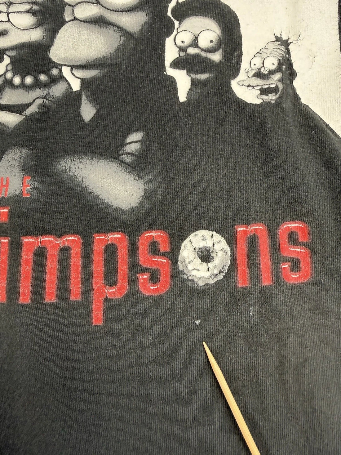 Vintage The Simpsons Sopranos T-Shirt Size Large Parody