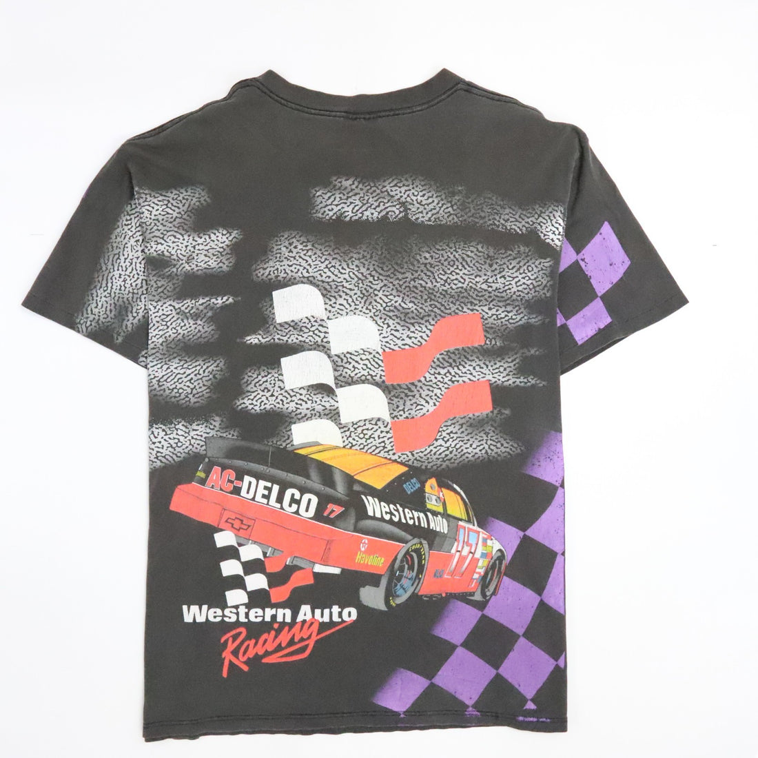 Vintage Darrell Waltrip Racing T-Shirt Size XL All Over Print