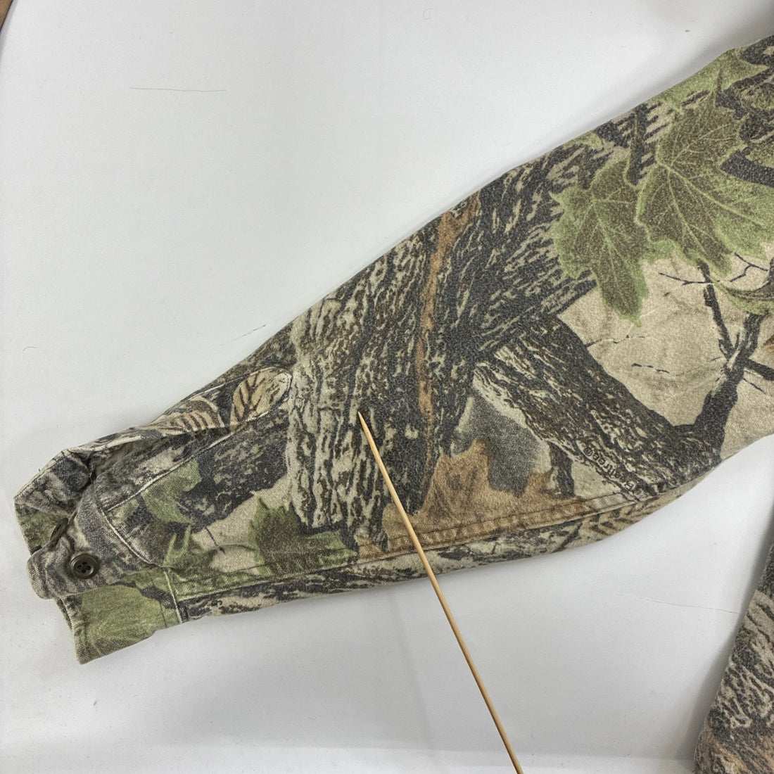 Vintage Cabela's Tree Camo Button Up Shirt Size Large