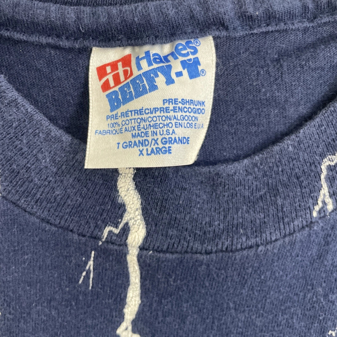 Vintage Loy Allen Hooters Racing Lightning T-Shirt Size XL