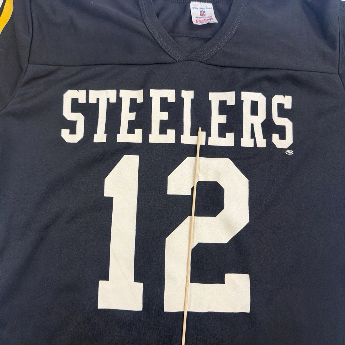 Vintage Pittsburgh Steelers Terry Bradshaw Rawlings Jersey Size Large NFL