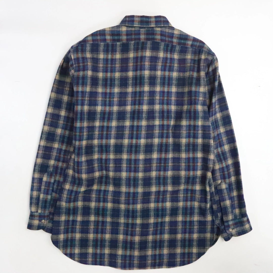Vintage Pendleton Wool Lodge Button Up Shirt Size Large Plaid