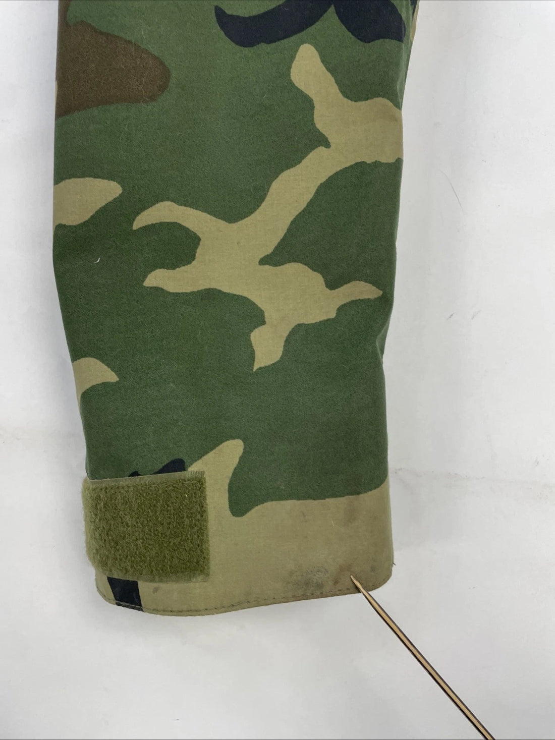 Vintage Cold Weather Woodland Camo Parka Jacket Size Small MIL-P-44188D