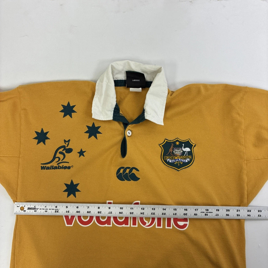 Vintage Australia Wallabies Vodafone Rugby Shirt Size Large