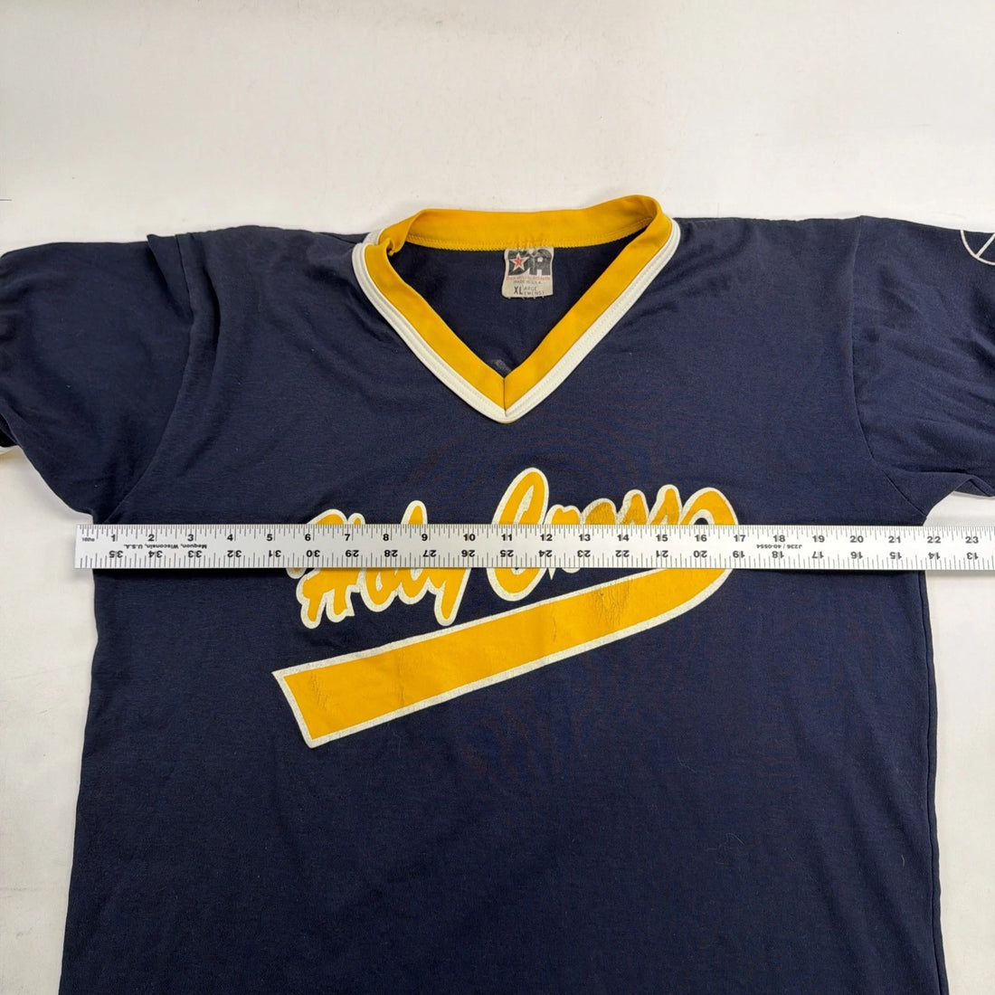 Vintage Holy Cross Baseball Jersey Size XL Pullover