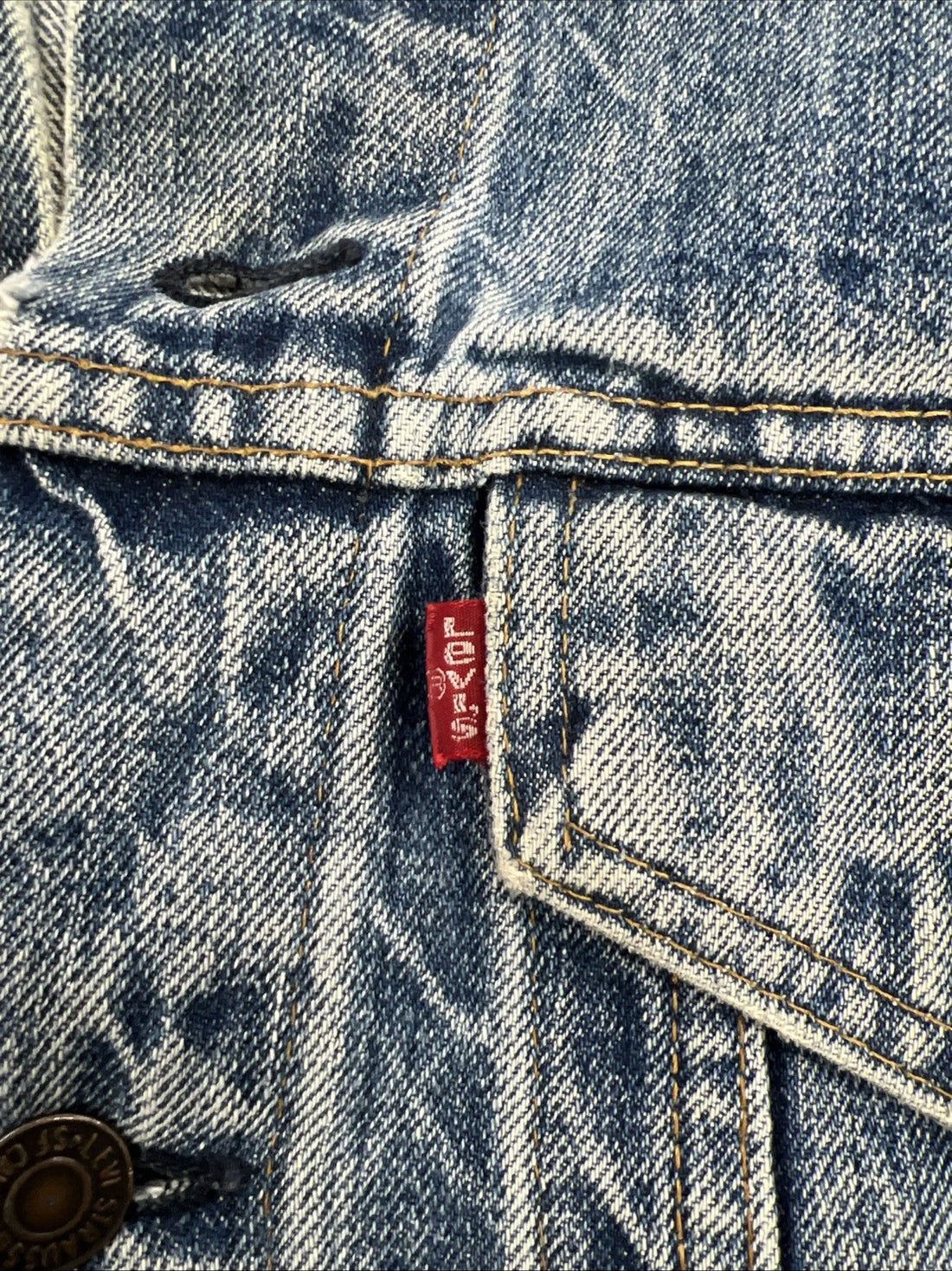 Vintage Levi's Denim Trucker Jacket Size Small
