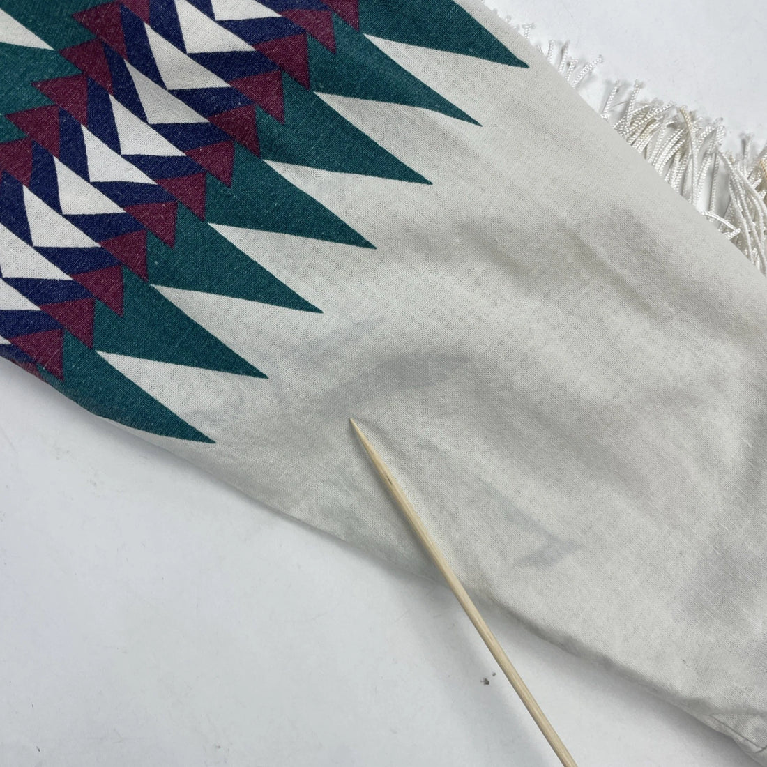 Vintage Pure Country Fringe Western Button Up Shirt Size Large