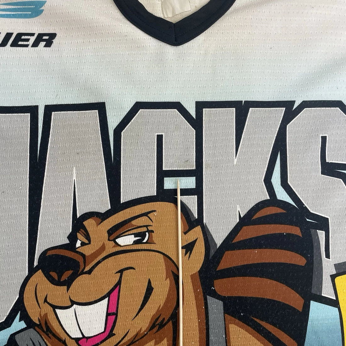 Vintage Cleveland Lumberjacks Hockey Jersey Size XL All Over Print IHL