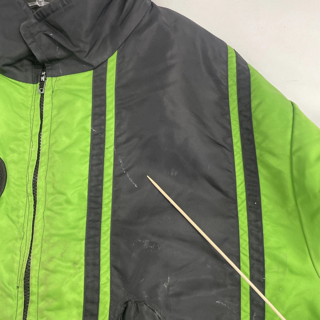 Vintage Team Arctic Snowmobile Racing Jacket Size XL Green