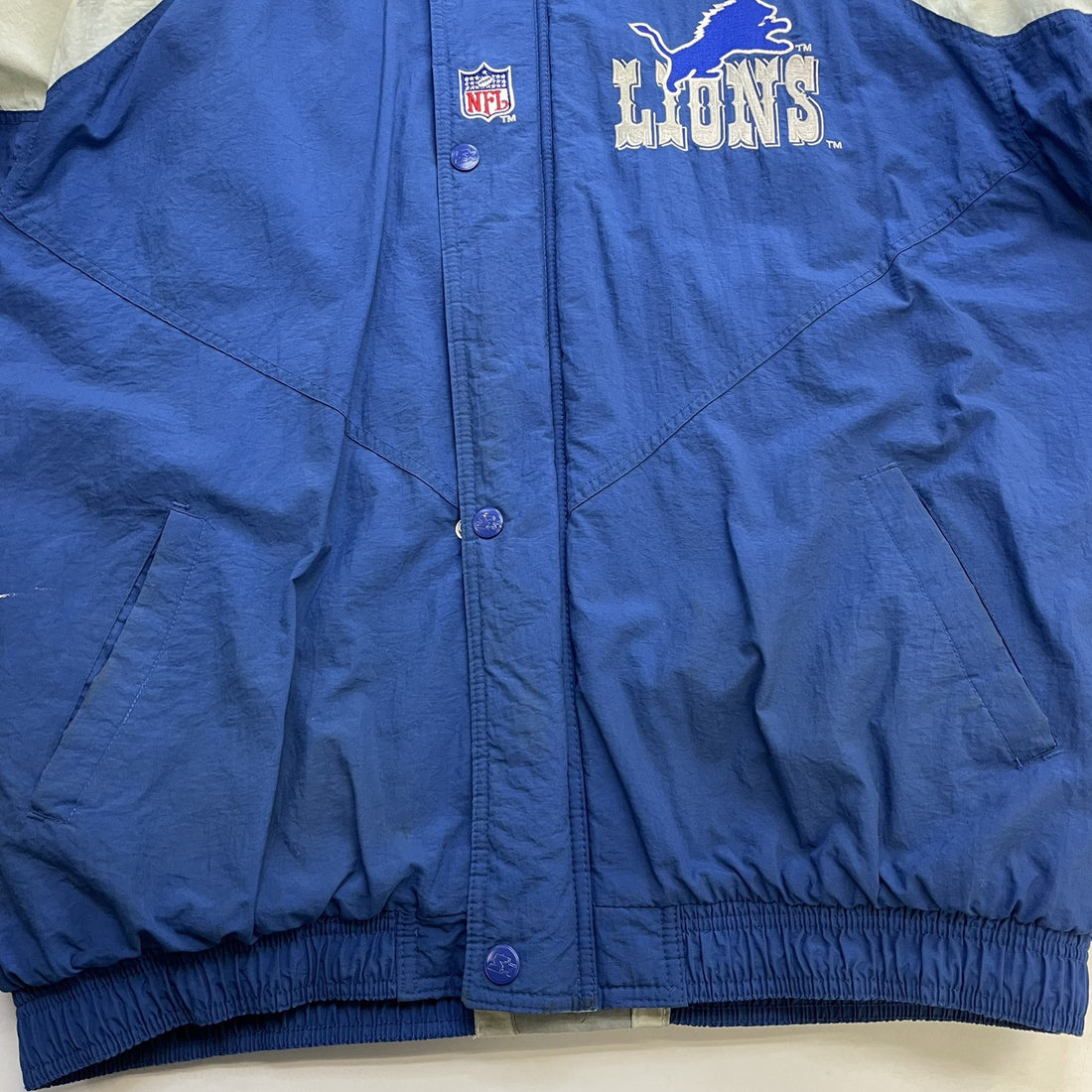 Vintage Detroit Lions Starter Puffer Jacket Size XL 90s NFL