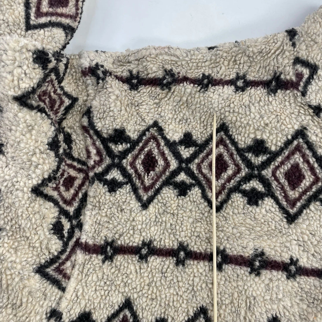 Vintage Wrangler Western Aztec Deep Pile Fleece Sweater Size 2XL