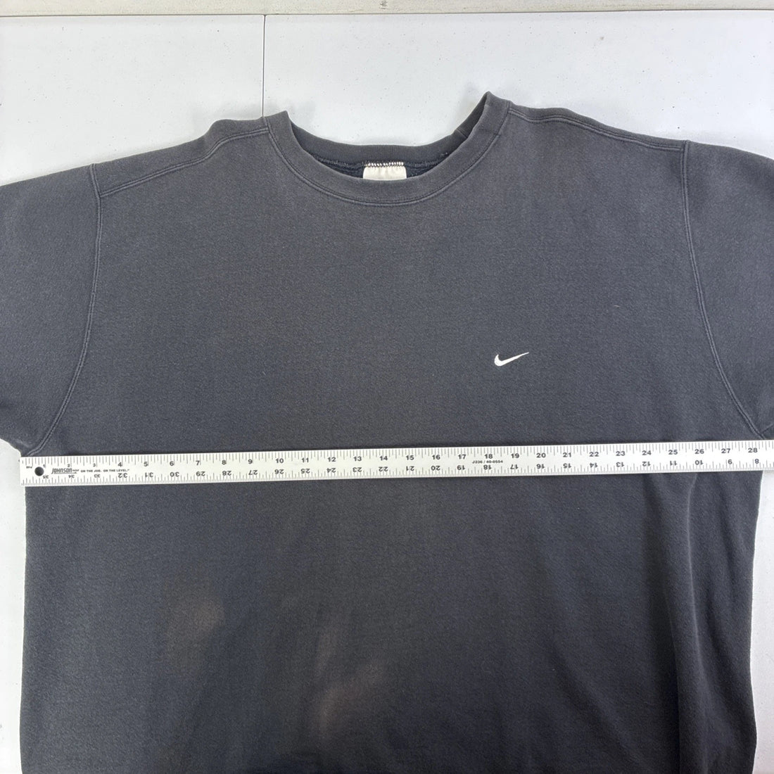 Vintage Nike Crewneck Sweatshirt Size 2XL Black Embroidered Swoosh 90s
