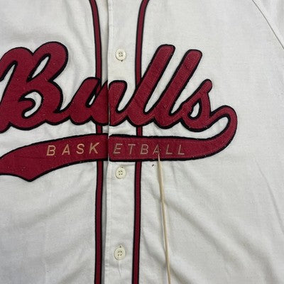 Vintage Chicago Bulls Starter Baseball Jersey Size XL 90s NBA