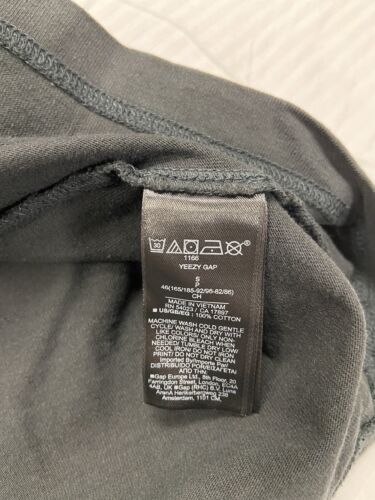 Yeezy Gap Unreleased Long Sleeve T-Shirt Size Small Black