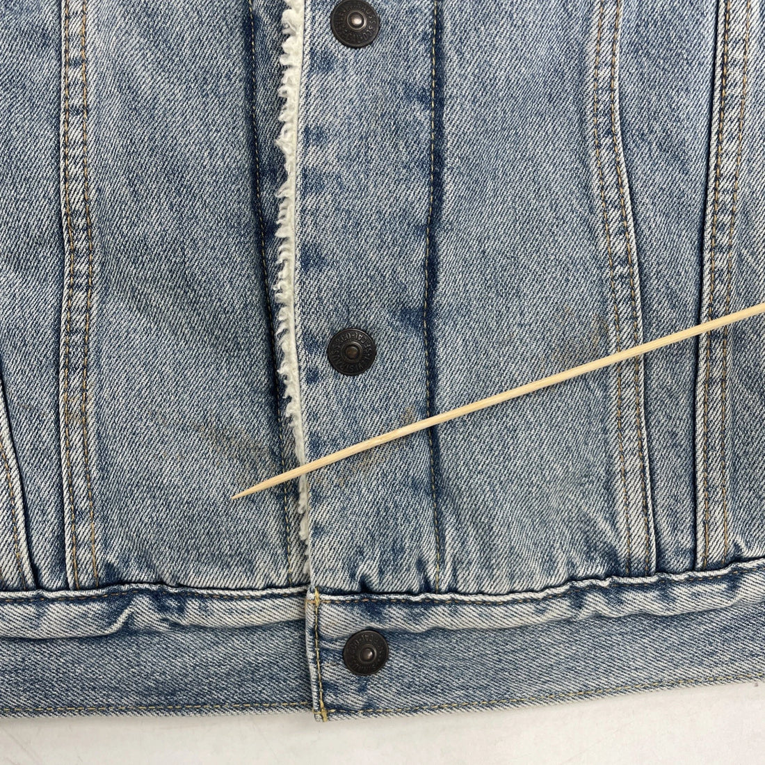Levi's Sherpa Lined Denim Trucker Jacket Size Large