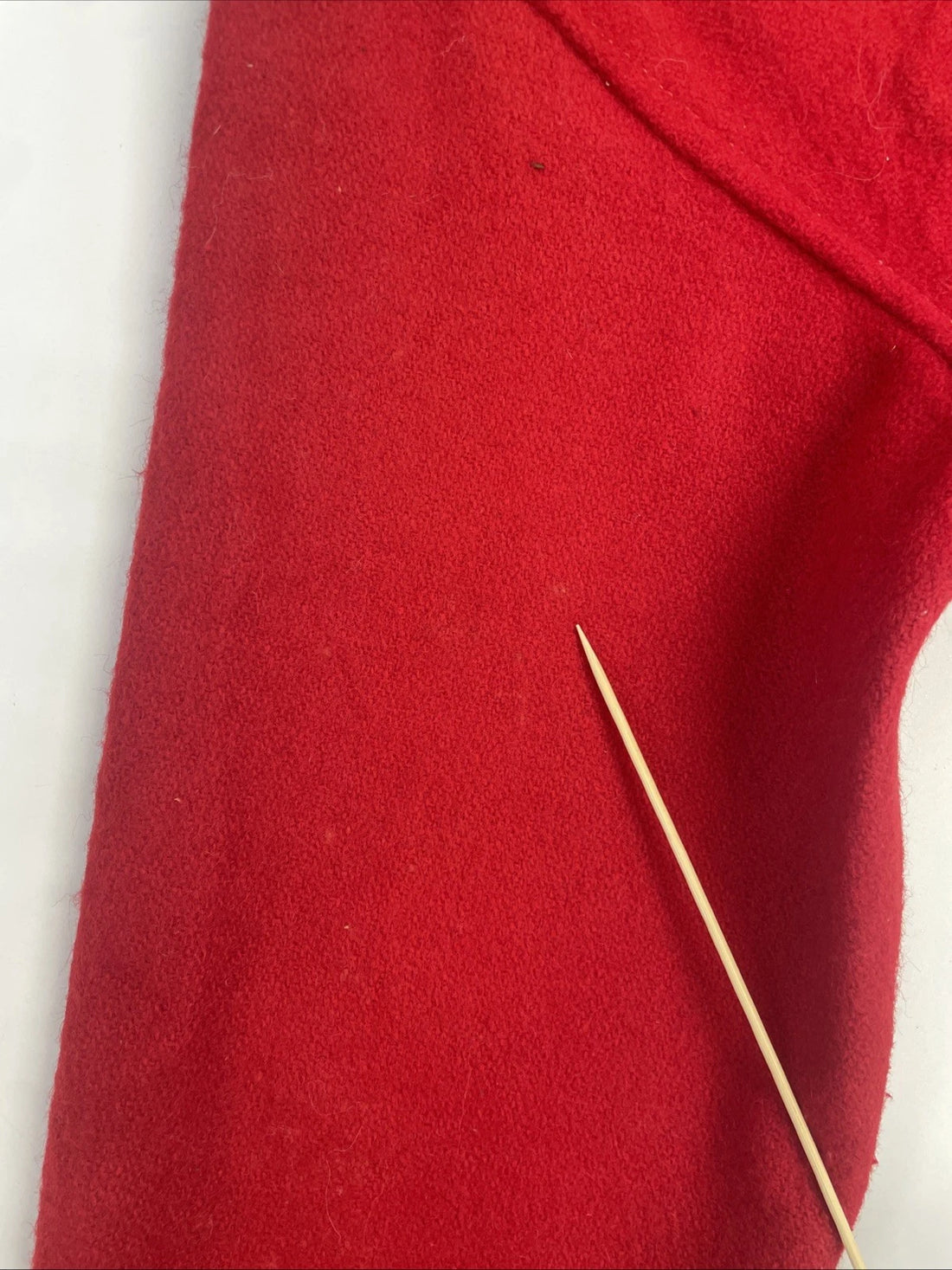 Vintage Johnson Woolen MIlls Wool Jacket Size Large Red