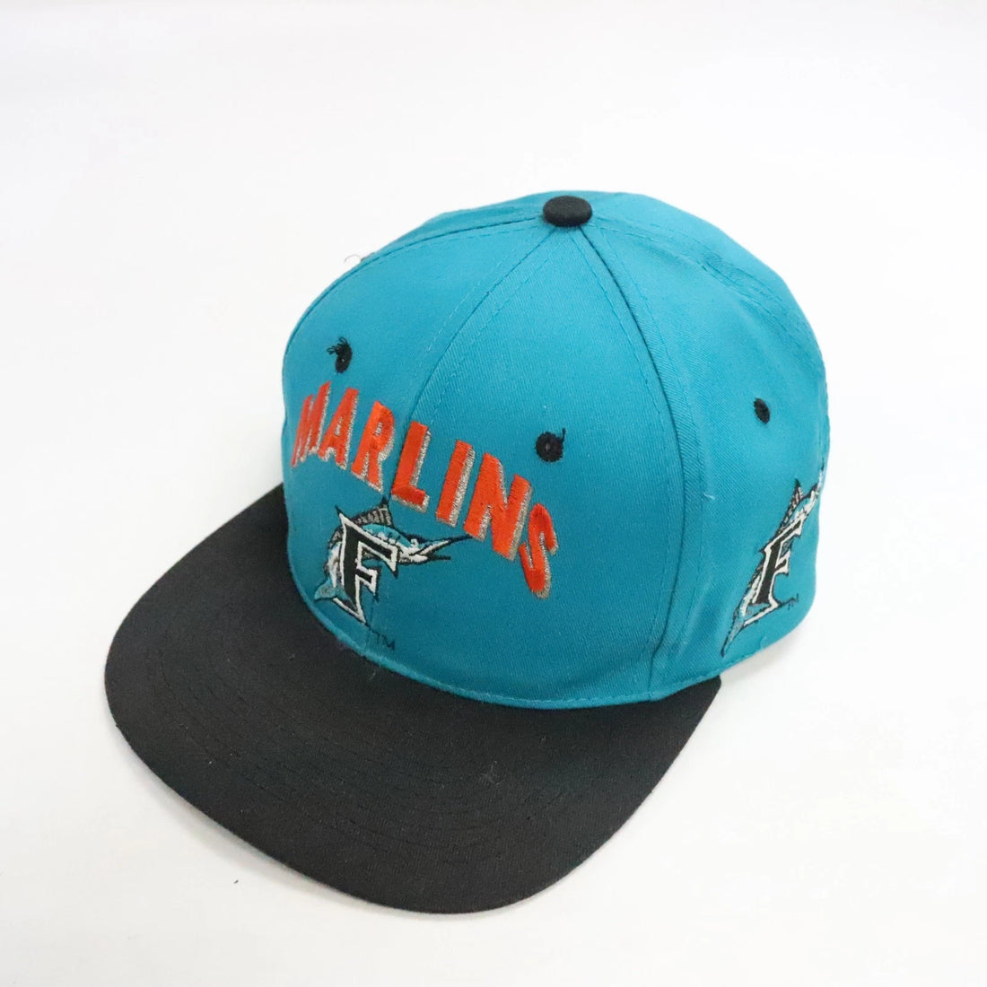Vintage Florida Marlins Drew Pearson Snapback Hat Cap OSFA 90s MLB