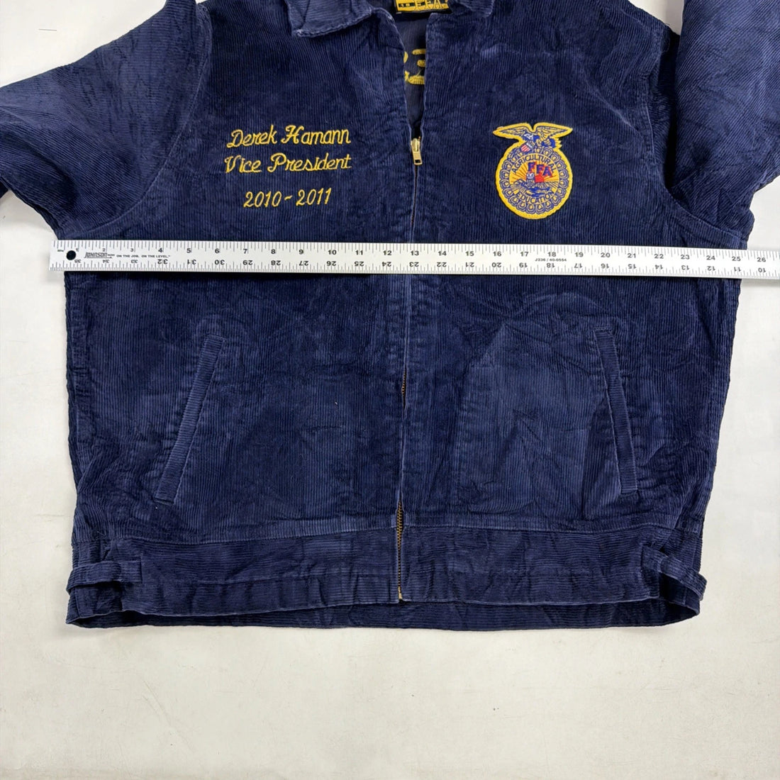 Minnesota Ferndale Agricultural Education FFA Corduroy Work Jacket Size 44