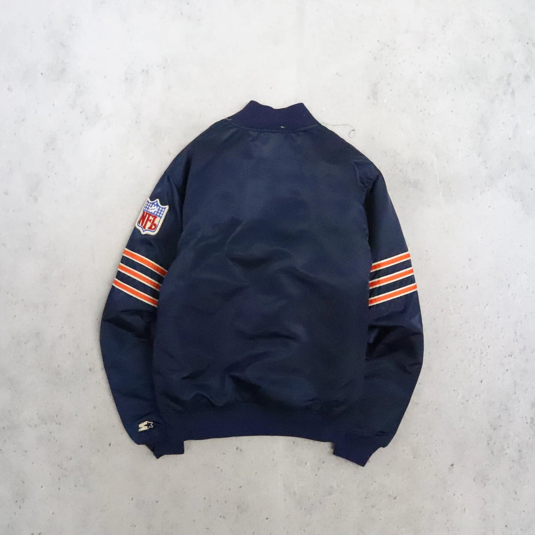 Vintage Chicago Bears Starter Satin Bomber Jacket Size Medium NFL
