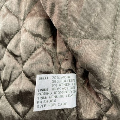 Structure Wool Coat Jacket Size Large Plaid