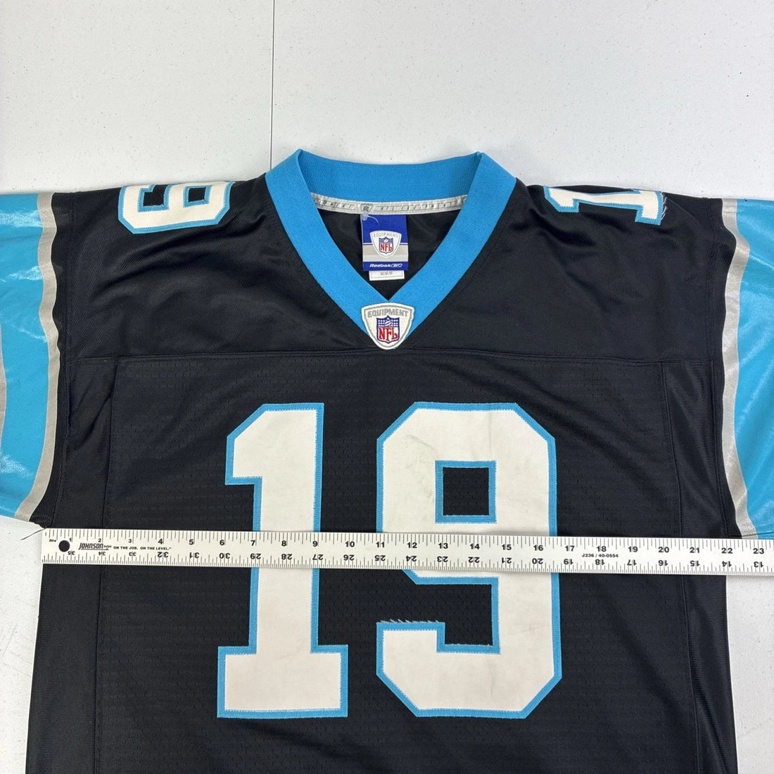 Vintage Carolina Panthers Keyshawn Johnson Reebok Jersey Size Medium NFL