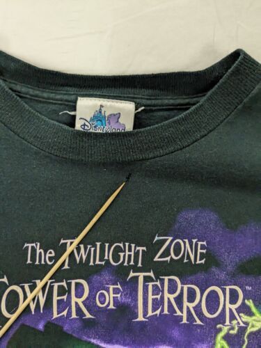 Vintage The Twilight Zone Tower of Terror I Survived Disney World T-Shirt Medium