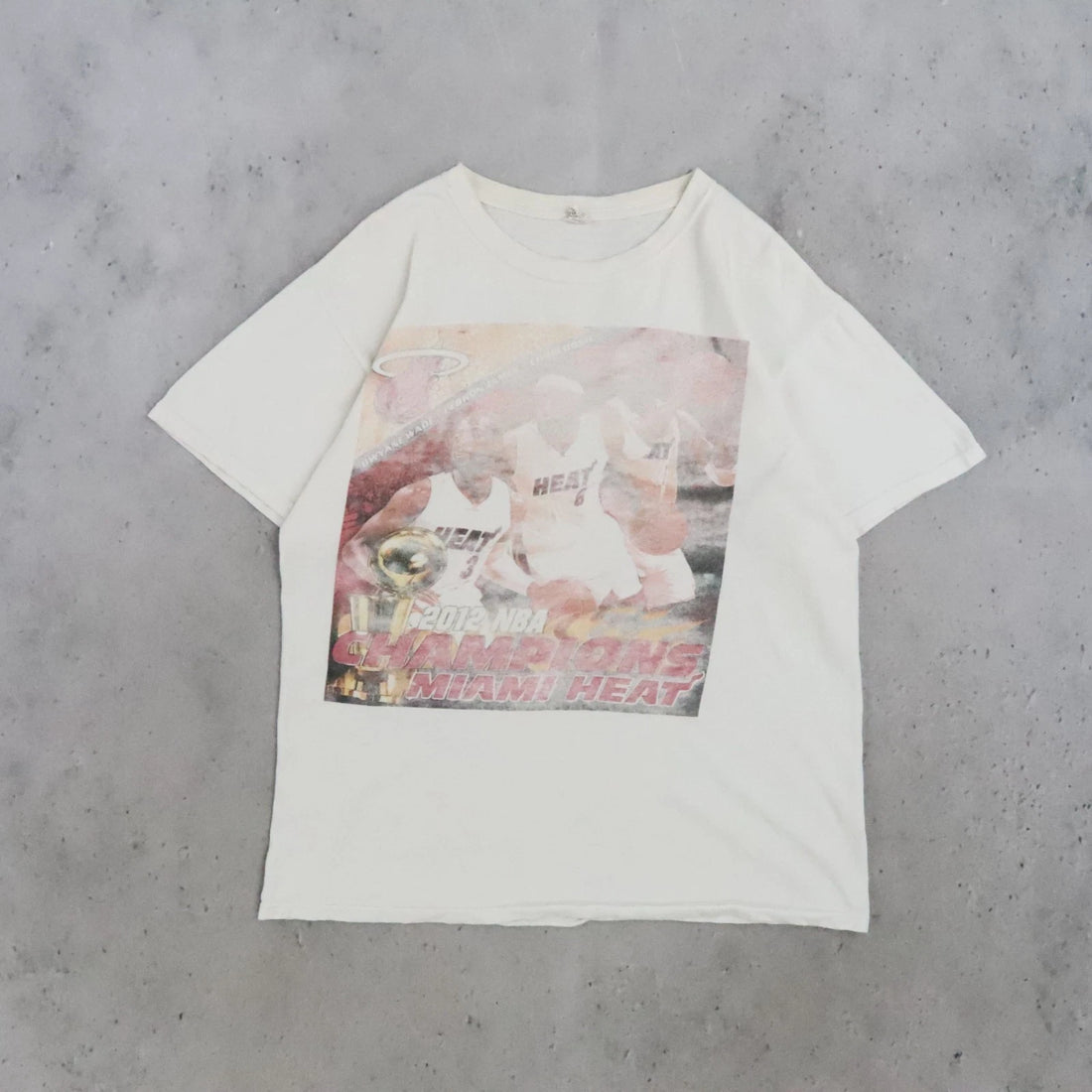 Miami Heat 2012 NBA Champs T-Shirt Size Medium