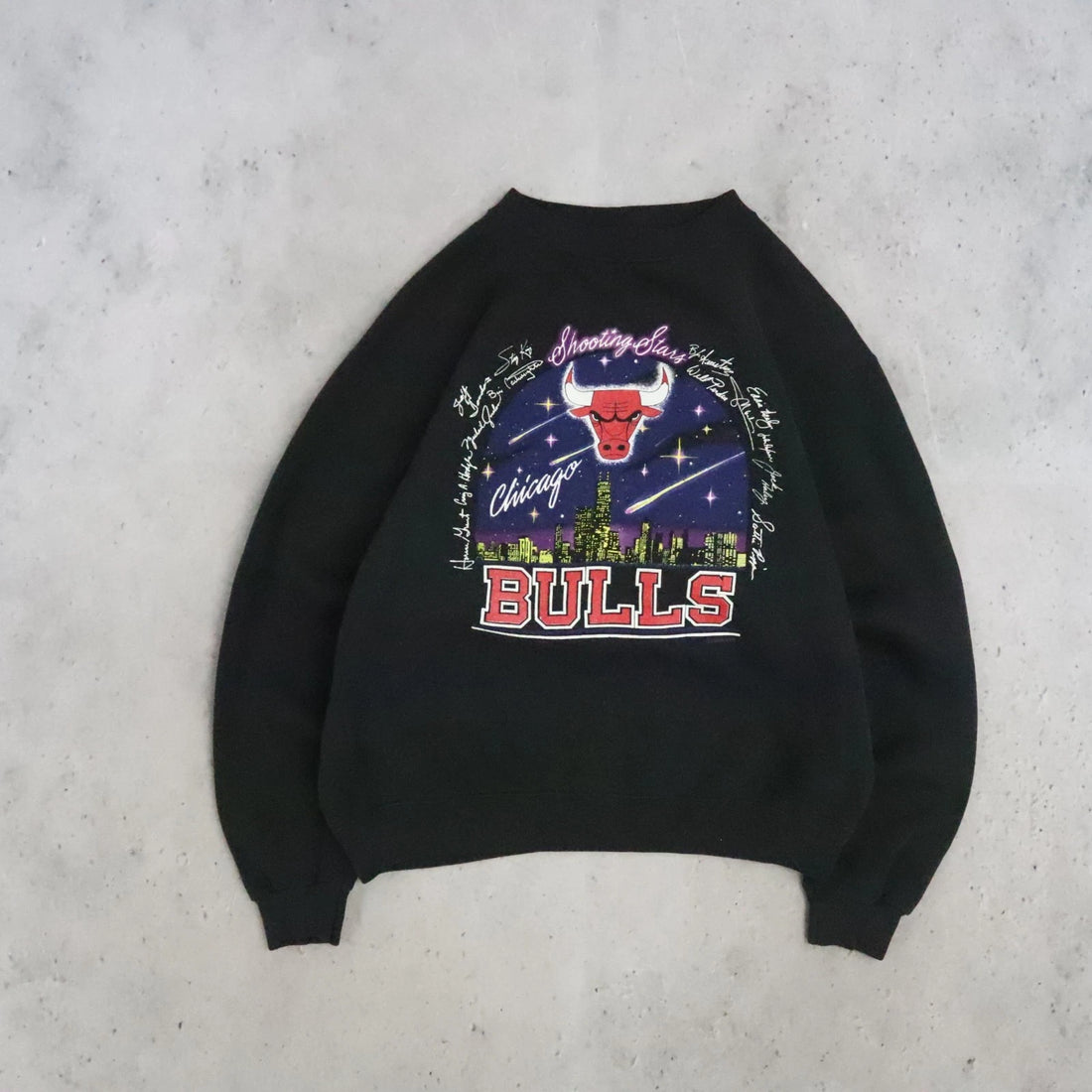 Chicago Bulls Shooting Stars Crewneck Sweatshirt Size Large NBA