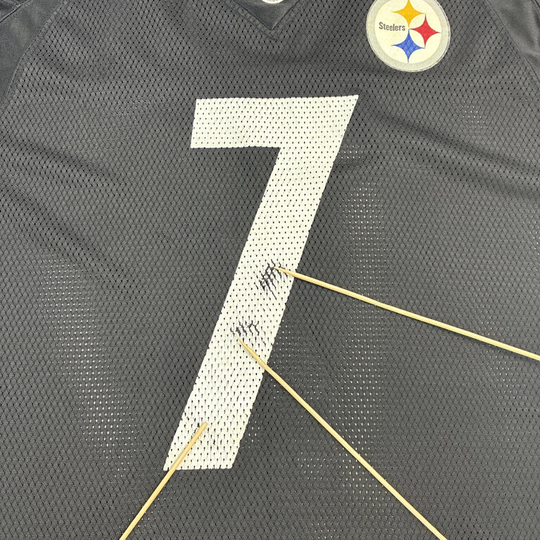 Vintage Pittsburgh Steelers Ben Roethlisberger Reebok Jersey Large NFL