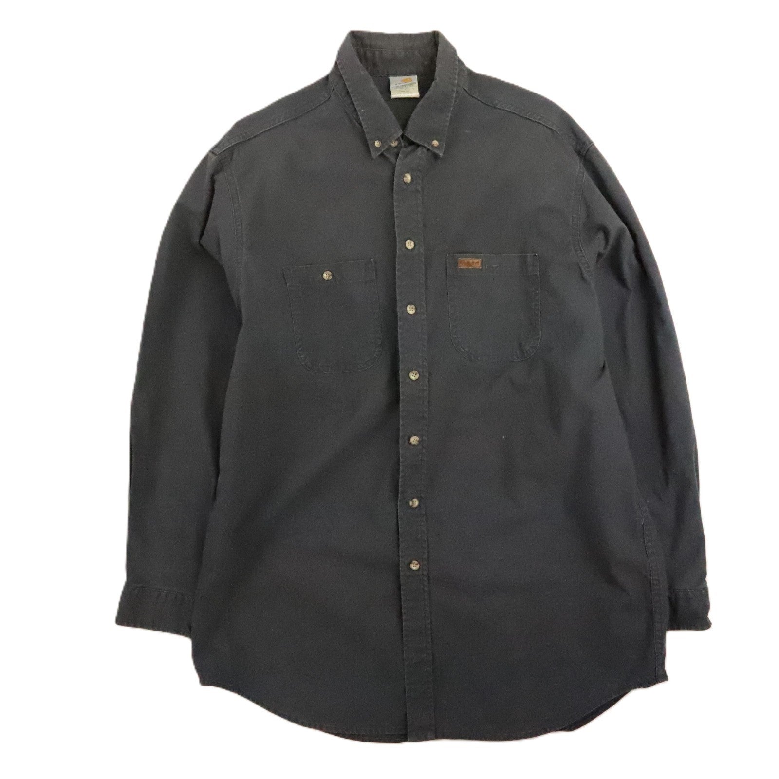 Carhartt Button Up Shirt Size XL Tall Gray – Throwback Vault