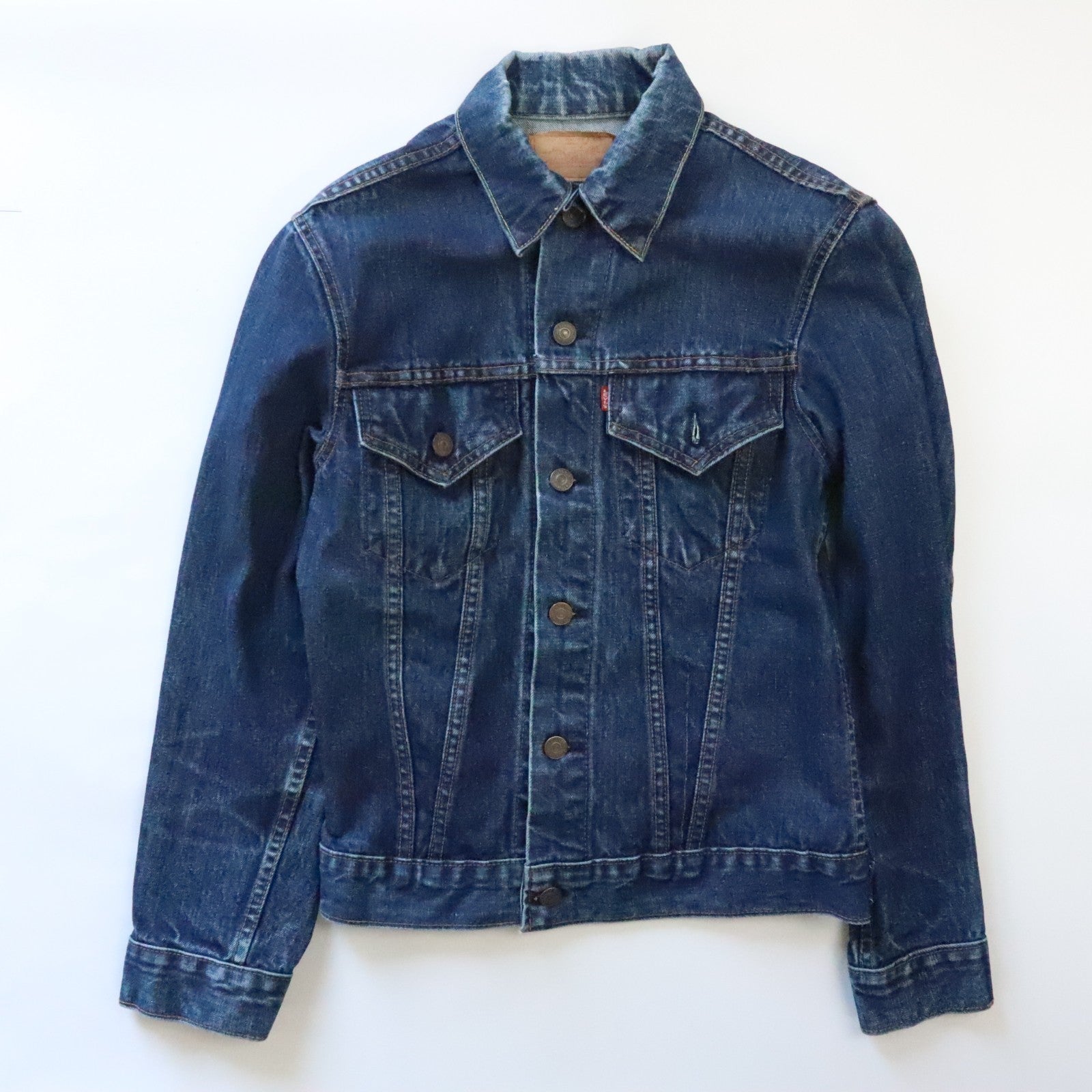 大幅値下げ！80’s vintage Lee denim jacket 220J Vtg 40s Lee Denim Jacket 131j cowboy Workwear levis Ww2 dark