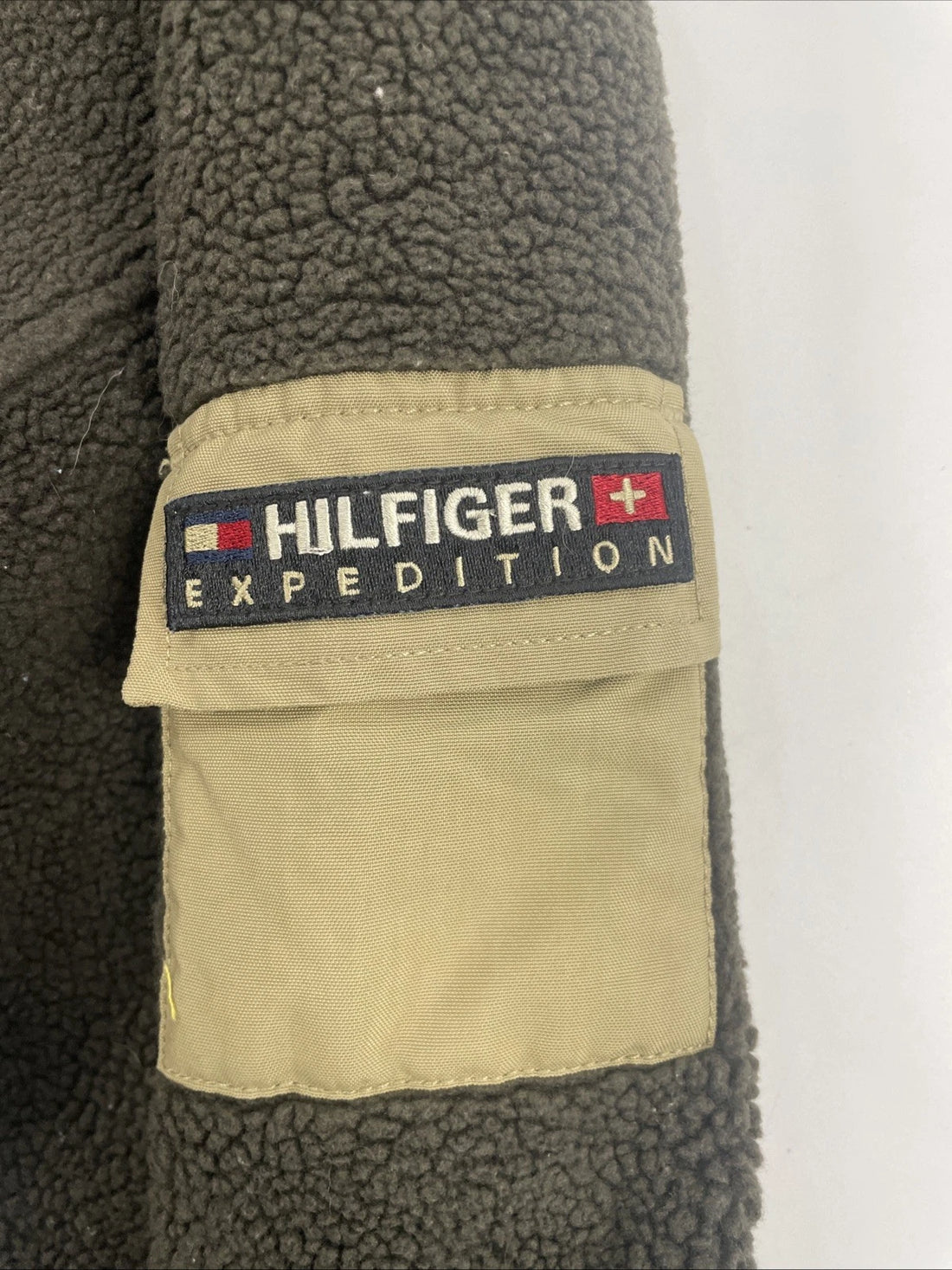 Tommy Hilfiger 1/4 Zip Pullover Fleece Jacket Size Large