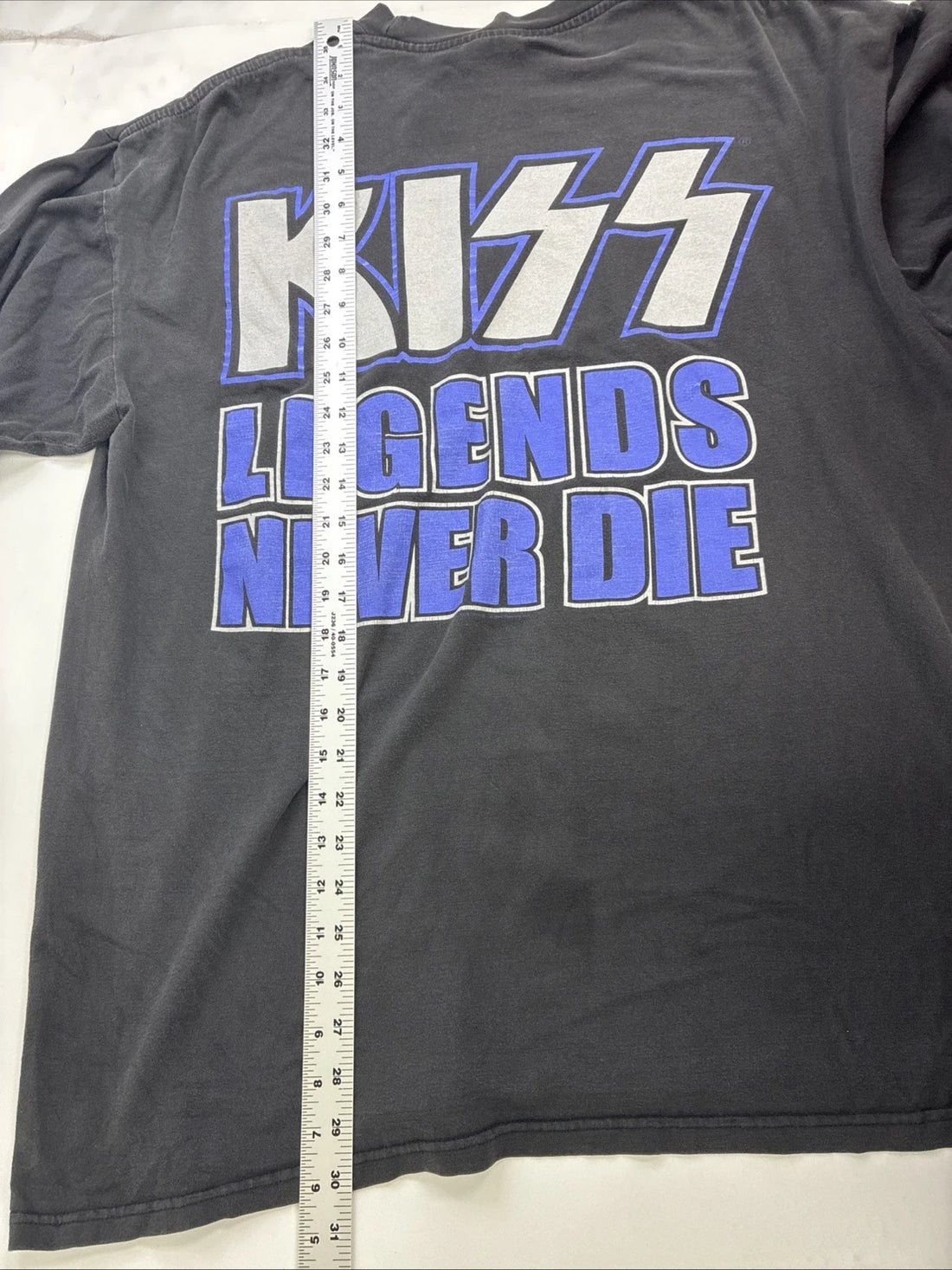 Vintage Kiss Legends Never Die Farewell Tour Band T-Shirt Size 2XL