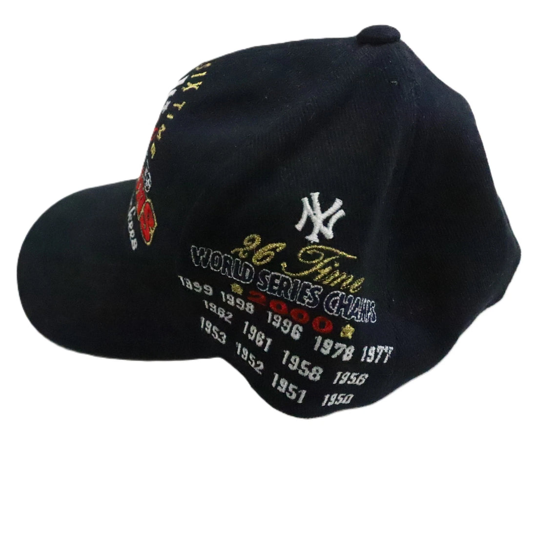 Vintage New York Yankees World Series Champs Snapback Hat Cap OSFA MLB