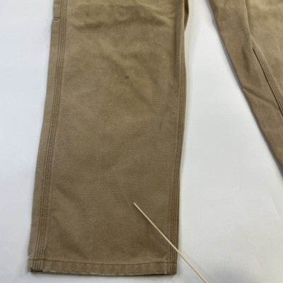 Vintage Carhartt Canvas Carpenter Work Pants Size 34 X 30 Brown