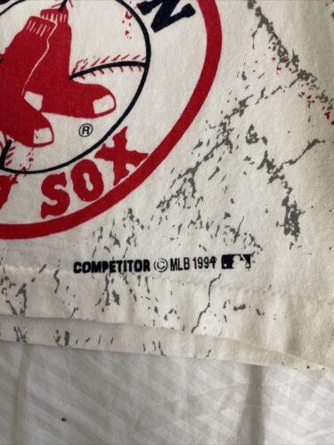 Vintage Boston Red Sox All Over Print T-Shirt Size Medium 1994 90s MLB